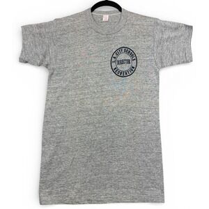 Vintage 50s LA City Schools Director Rec T Shirt M Gray Russell Southern Co SS